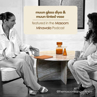 Muun Tall Glass Diya