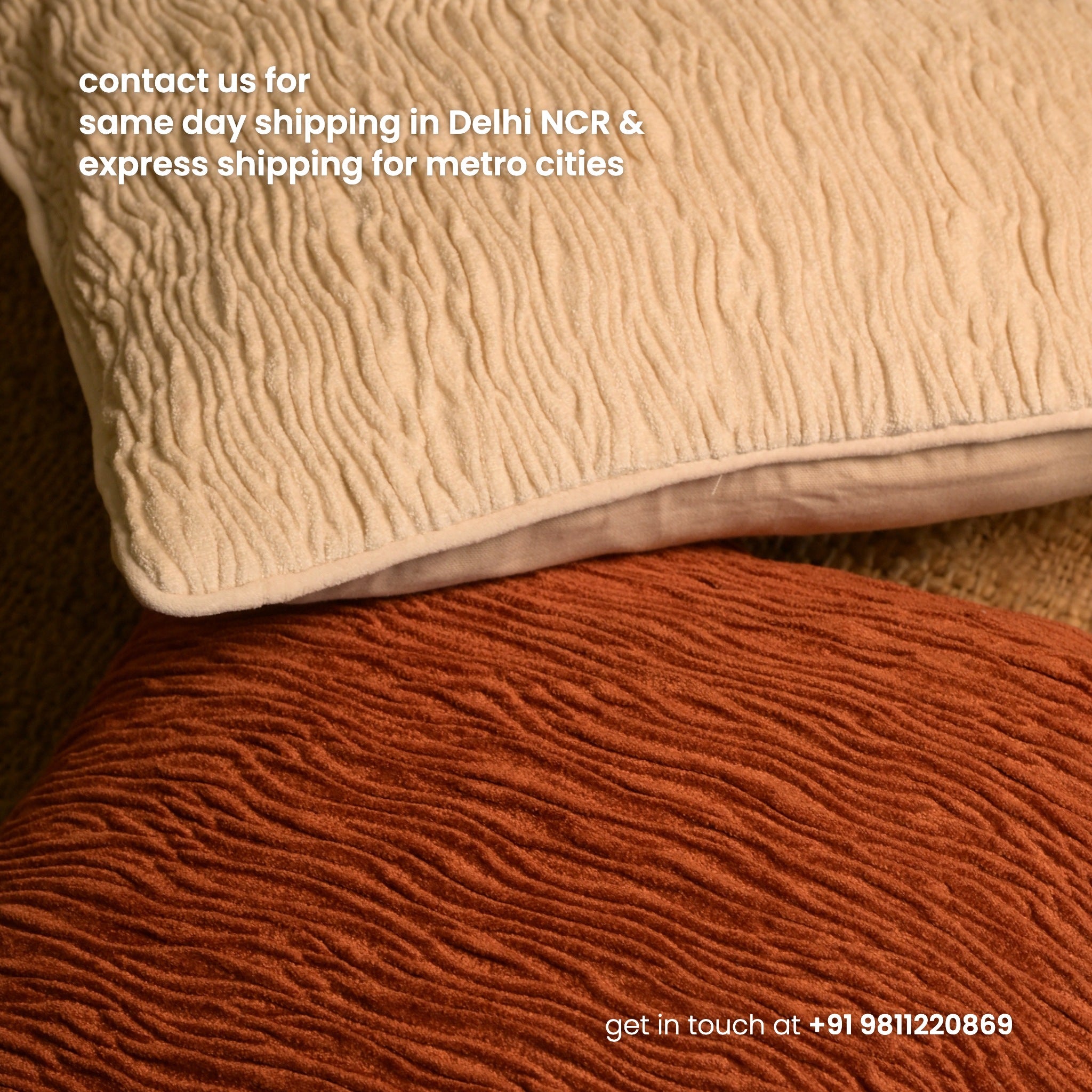 Ripple Jacquard Cushion Cover