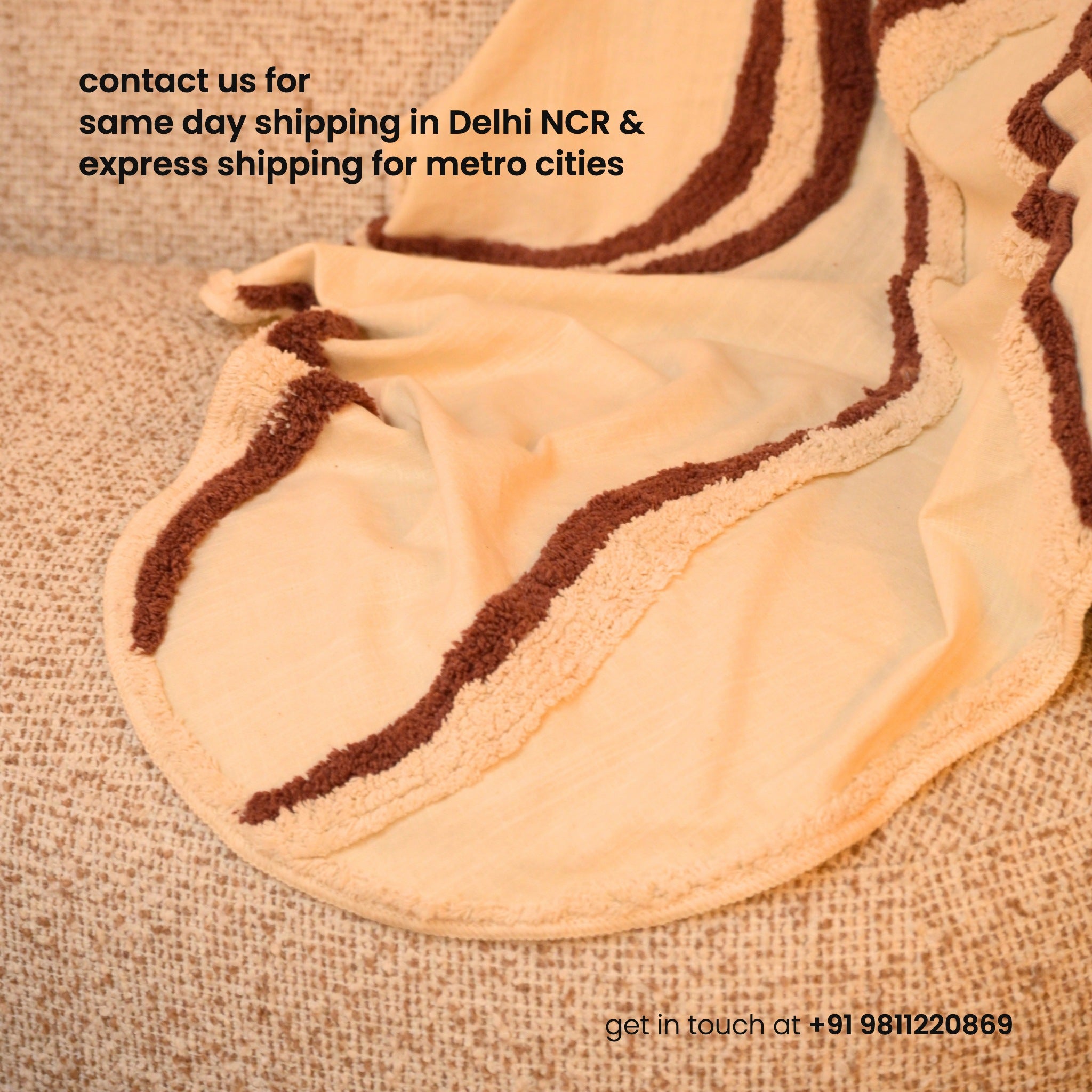 Dune Tufted Throw