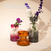 Tinted Glass Vases