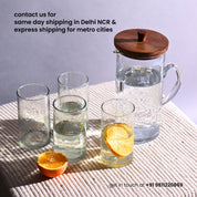 Hammered Glasses Set of four
