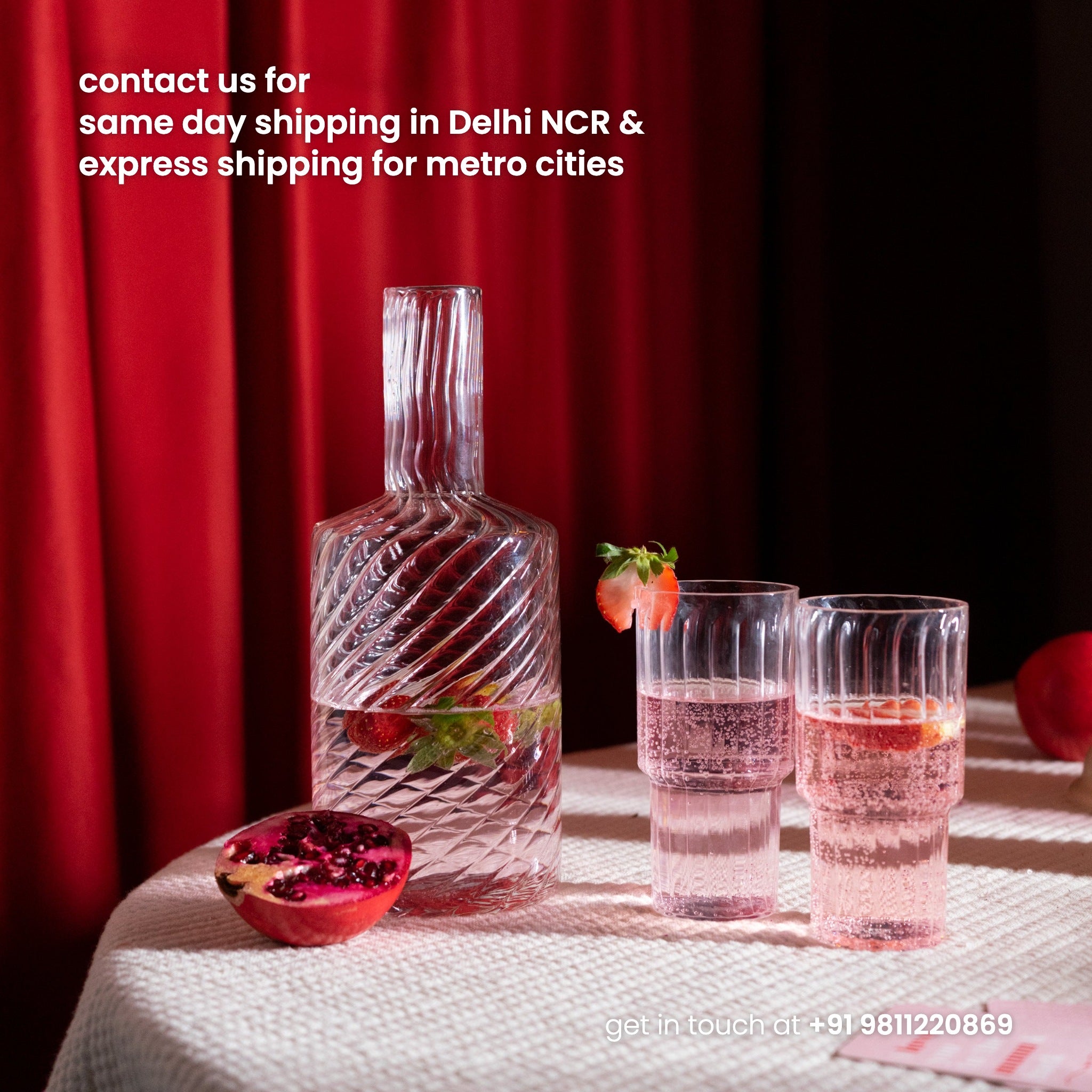 Nova Glass Carafe and Glasses