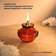 Muun Gift Box - Kalash Oil Lamp + Short Bell + Short Diya