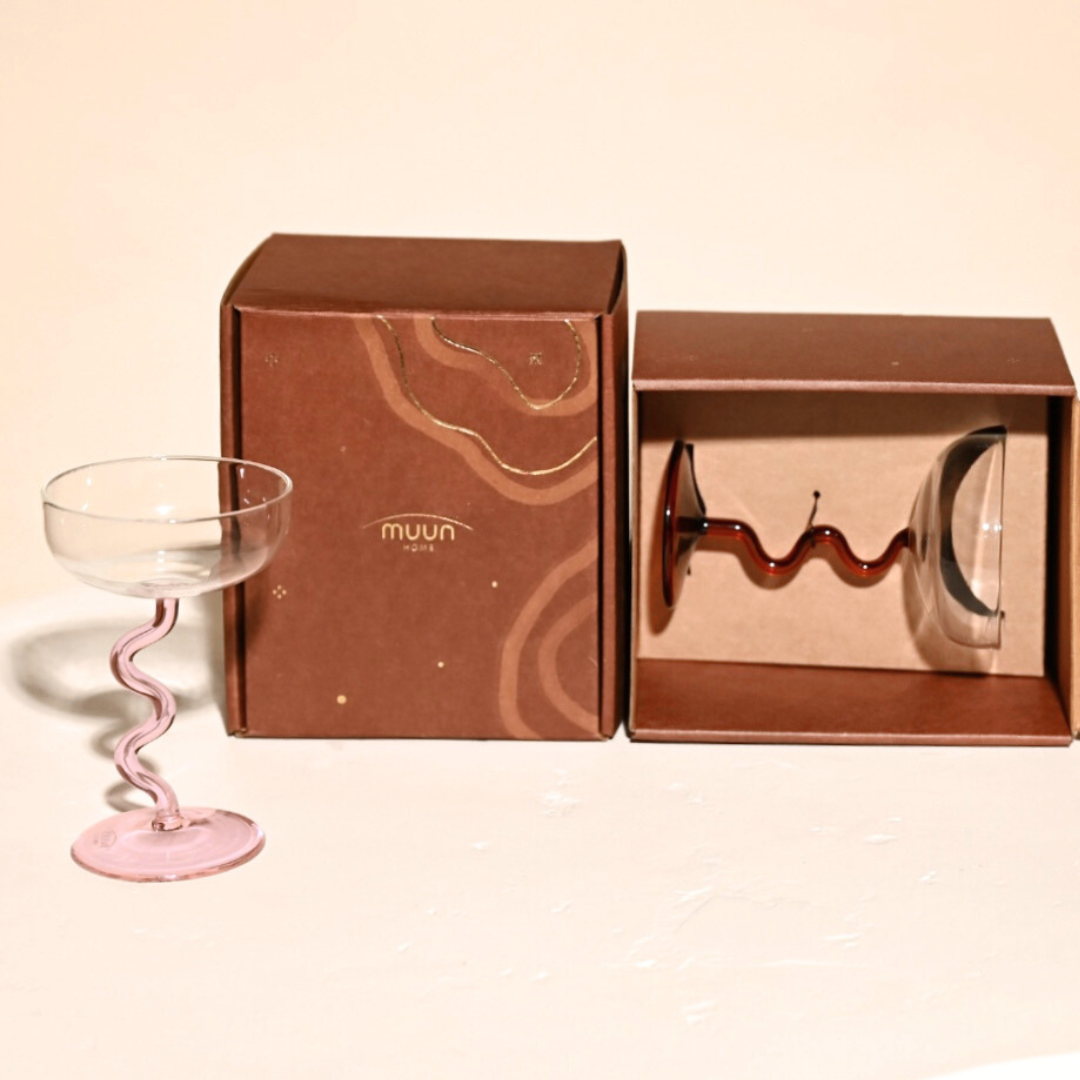 Swirl Cocktail Glasses