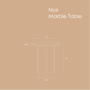 Noir Marble Table