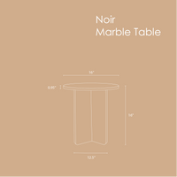Noir Marble Table