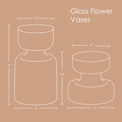 Slate Grey Glass Vase