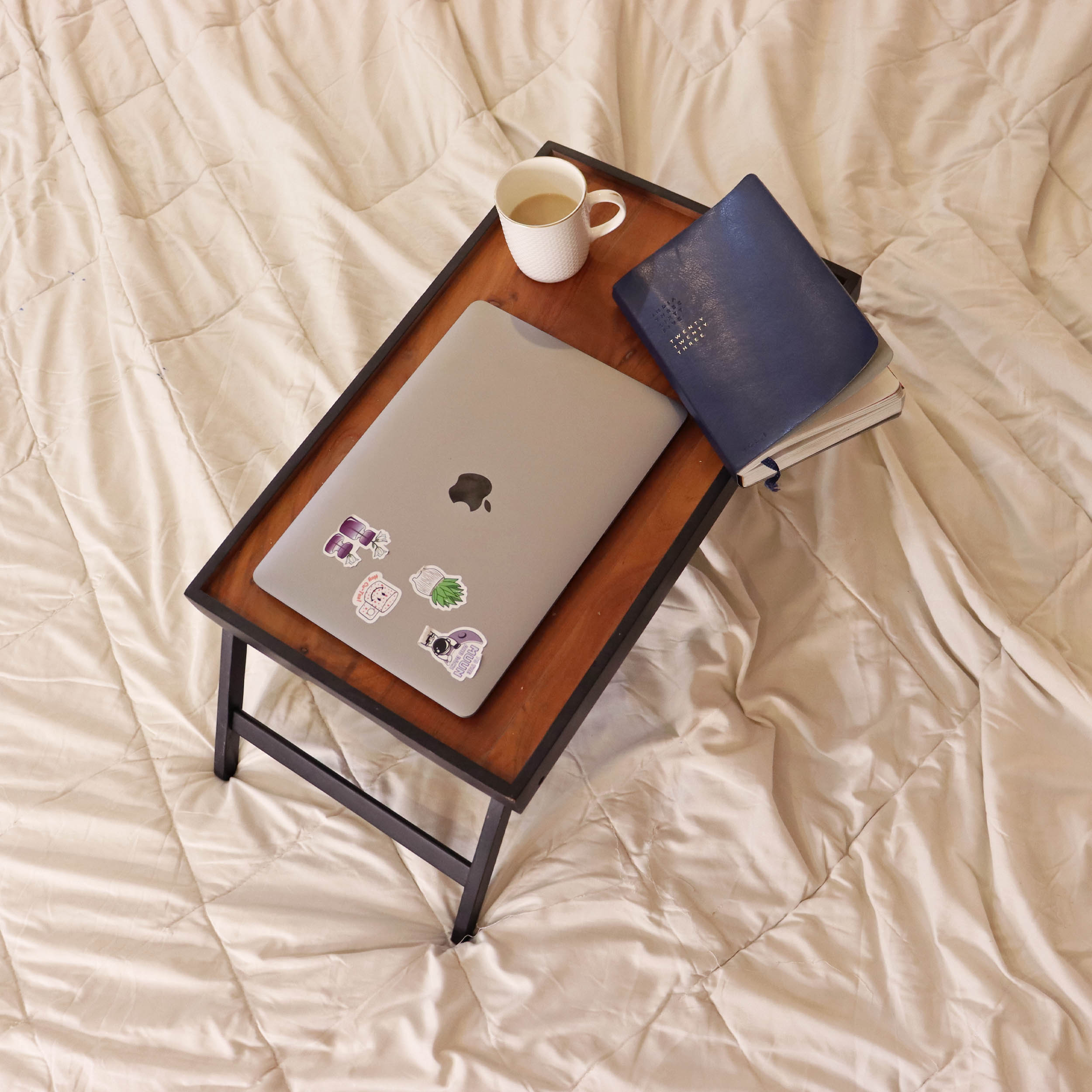 Acacia Foldable Bed Table