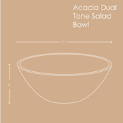 Dual Tone Salad Bowl
