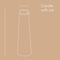 Glass Carafe with Cork Lid