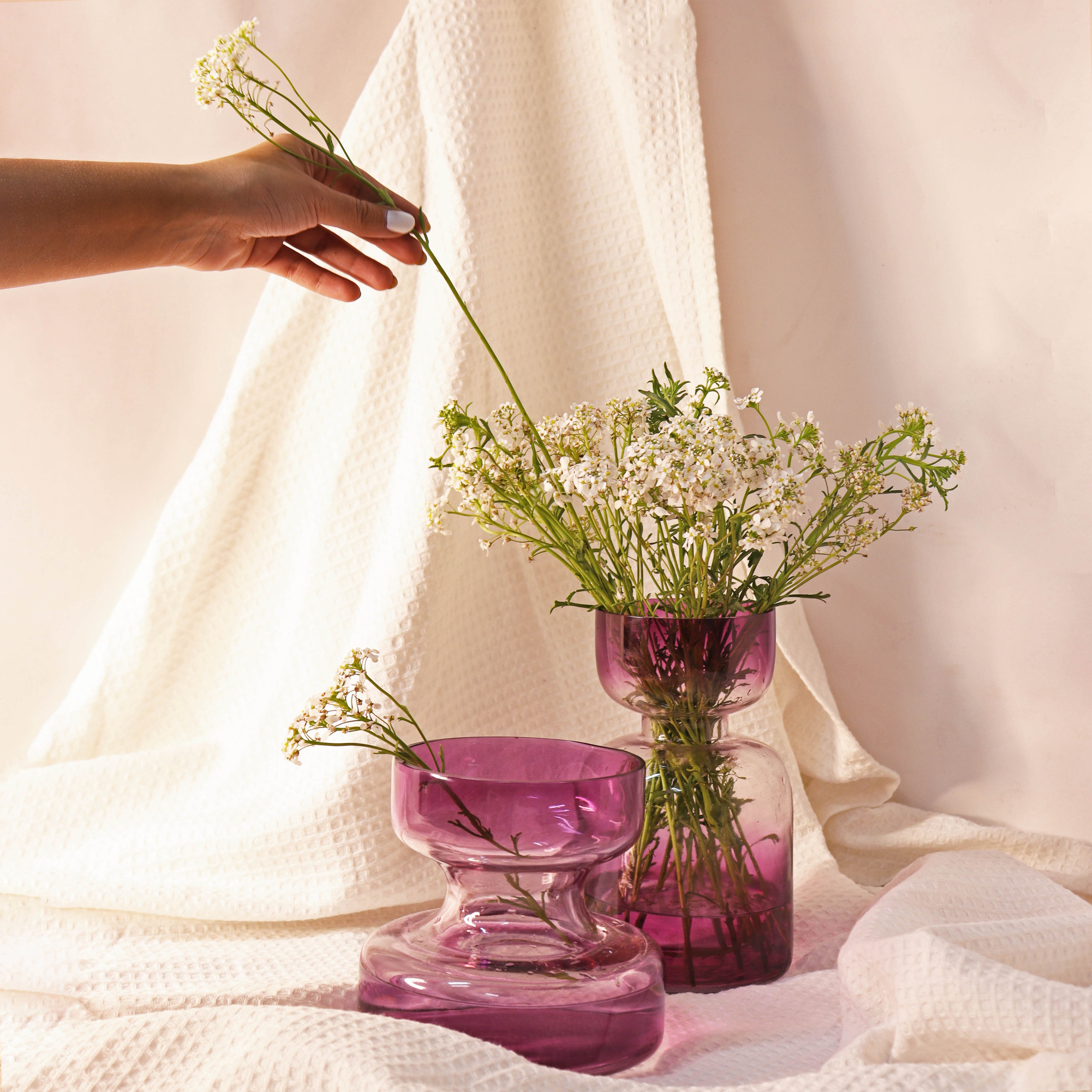 Pink Flower Vase (Lilac Vase) For Stylish Décor Muun Home