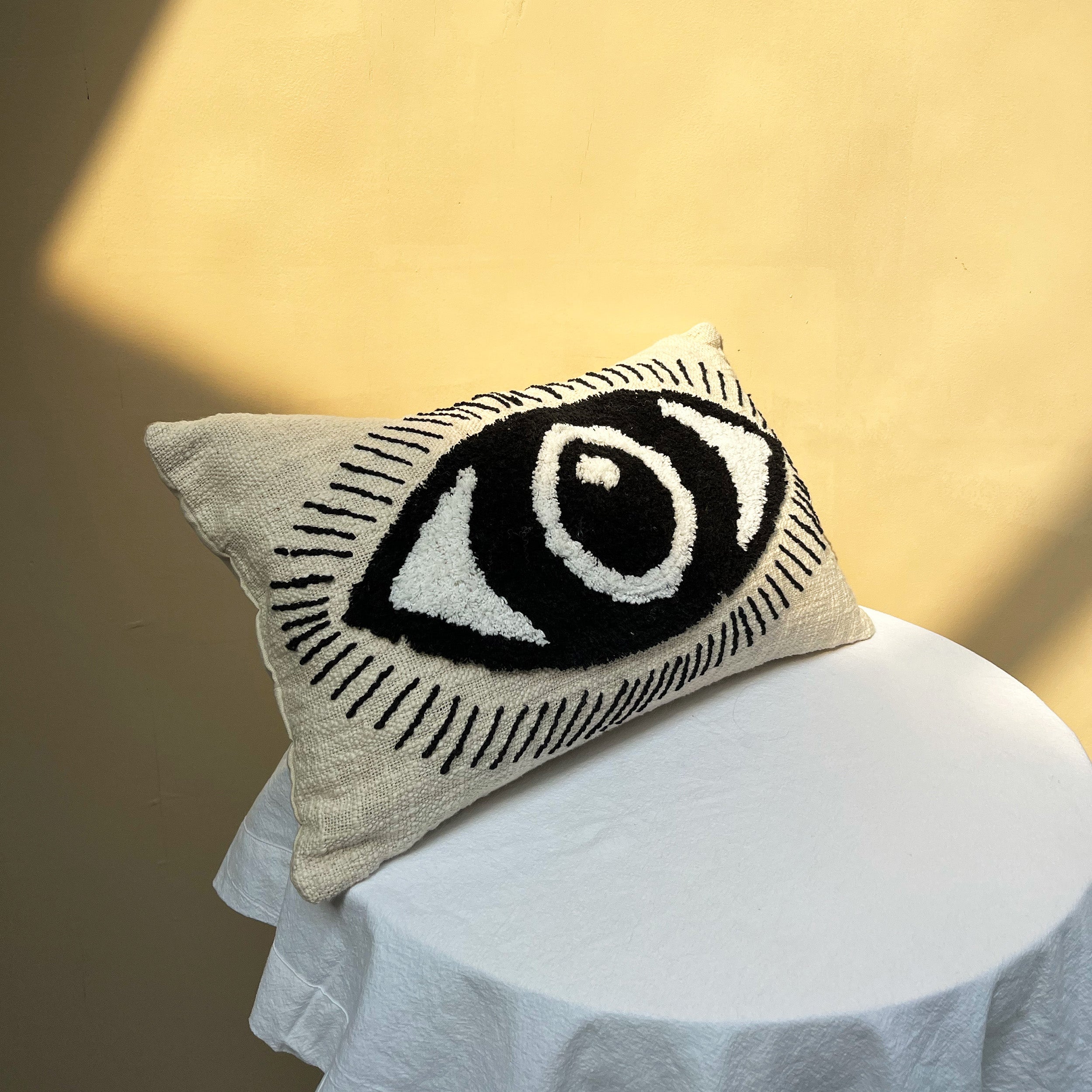 Evil Eye Lumbar Cushion Cover