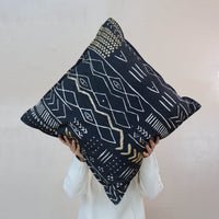 Tribal Motif Floor Cushion Reversible Filled